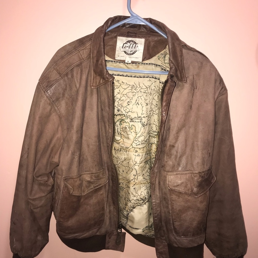 Vintage leather jacket